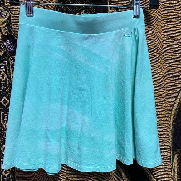 Vintage Pink by Victoria Secret mint colored soft flowy circle skirt - Picture 1 of 6